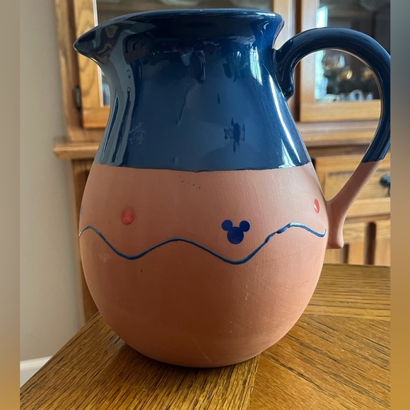 DISNEY TERRA COTTA PITCHER - Picture 2 of 3